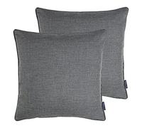 Paoletti Cuscini riempiti in Poliestere Twin Pack Twinight, Argento, 45 x 45cm, 2 unità