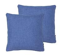Paoletti Cuscini riempiti in Poliestere Twin Pack Twinight, Denim, 45 x 45cm, 2 unità