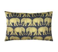 Paoletti Cuscino Pieno di Piuma di parata, Navy, 40 x 60cm