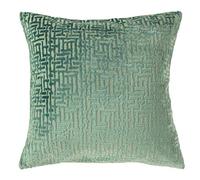 Paoletti Delphi - Cuscino imbottito in piuma, 45 x 45 cm, colore: menta