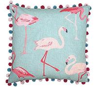 Paoletti FLAMING/HF3/DEB Flamingo 50X50 Poly Cush DEB, Sintetico, Uovo di Anatra, 50x50cm