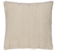 Paoletti Fodera per cuscino Empress - Cuscino decorativo in morbido velluto di pelliccia sintetica con cerniera nascosta per un elegante stile domestico (avena - 55x55cm)