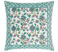 Paoletti Fodera per cuscino in velluto floreale Mentera