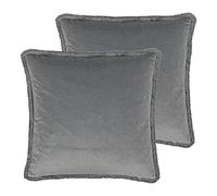Paoletti Freya Twin Pack Polyester Riempito Cuscini, Argento, 45 x 45cm, 2 unità