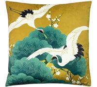 Paoletti Kensho Feather Cuscino Pieno, Oro, 50 x 50cm