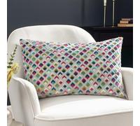 Paoletti Lexington - Cuscino imbottito in velluto jacquard con piume