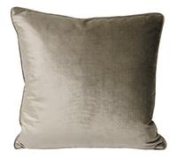 Paoletti Luxe in Velluto per Cuscino, Marrone, 55 x 55 cm