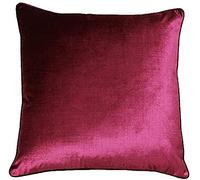 Paoletti Luxe Velvet 55X55 FEATHCUSH Cran, Poliestere, Mirtillo, 55x55cm