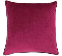 Paoletti Meridian 55X55 Poly Cush CRA/Moc, Cranberry/Mocha Brown, 55x55cm