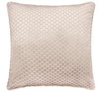 Paoletti Neptune Cuscino Imbottito In Poliestere - Morbido Lusso Velluto Geometrico Cuscino Decorativo (Champagne - 50x50cm)