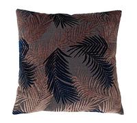 Paoletti Palm Grove - Cuscino imbottito in piuma, 50 x 50 cm, colore: fard/blu navy