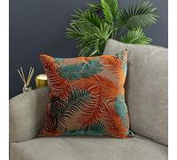 Paoletti Palm Grove - Cuscino imbottito in velluto jacquard con piume
