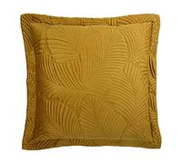 Paoletti Palmeria Poliestere Cuscino Pieno, Poliestere, Cotone, Oro