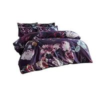 Paoletti Set Copripiumino Cordelia, Cotone, Viola, Doppio