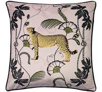 Paoletti Tropica Cheetah Cuscino, Arrossire, 45 x 45cm