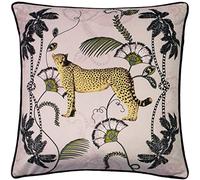 Paoletti Tropica Cuscino Ghepardo, Poliestere, Blush