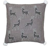 Paoletti W/Christmas Reindeer 50X50 FC MO, Moca, 50x50cm