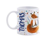 Paolo Chiari Tazza in Ceramica Caffè e Tè, Personalizzata con Nome, Idea Regalo Compleanno per Amici e Familiari, Certificata per Alimenti, Adatta al Microonde, Made in Italy (Thomas)