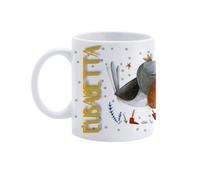 Paolo Chiari Tazza in Ceramica Caffè e Tè, Personalizzata con Nome, Idea Regalo Compleanno per Amici e Familiari, Certificata per Alimenti, Adatta al Microonde, Made in Italy (Elisabetta)