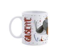 Paolo Chiari Tazza in Ceramica Caffè e Tè, Personalizzata con Nome, Idea Regalo Compleanno per Amici e Familiari, Certificata per Alimenti, Adatta al Microonde, Made in Italy (Giuseppe)