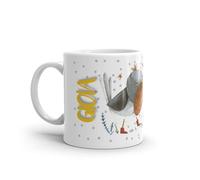 Paolo Chiari Tazza in Ceramica Caffè e Tè, Personalizzata con Nome, Idea Regalo Compleanno per Amici e Familiari, Certificata per Alimenti, Adatta al Microonde, Made in Italy (Gioia)