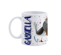 Paolo Chiari Tazza in Ceramica Caffè e Tè, Personalizzata con Nome, Idea Regalo Compleanno per Amici e Familiari, Certificata per Alimenti, Adatta al Microonde, Made in Italy (Gabriella)