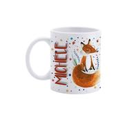 Paolo Chiari Tazza in Ceramica Caffè e Tè, Personalizzata con Nome, Idea Regalo Compleanno per Amici e Familiari, Certificata per Alimenti, Adatta al Microonde, Made in Italy (Michele)