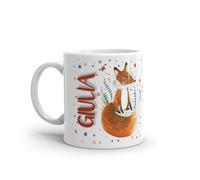 Paolo Chiari Tazza in Ceramica Caffè e Tè, Personalizzata con Nome, Idea Regalo Compleanno per Amici e Familiari, Certificata per Alimenti, Adatta al Microonde, Made in Italy (Giulia)