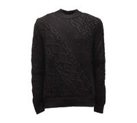 Paolo Pecora - 1655Ar Maglione Wool Sweater - - Knitwear - Uomo - Nero - S