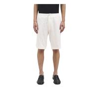 Paolo Pecora - Bermuda in lino e viscosa - -Shorts -Uomo -Bianco -L