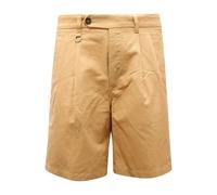 Paolo Pecora - Bermuda in Lino - -Shorts -Uomo -Beige -M