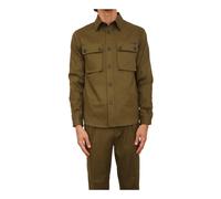 Paolo Pecora - Camicia Tessuto - - Jackets - Uomo - Verde - M