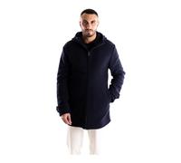 Paolo Pecora - Cappotto in Lana con Cappuccio - - Coats - Uomo - Blu - L