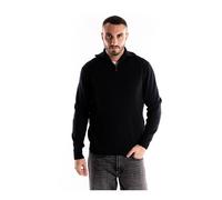 Paolo Pecora - Lupetto Mezza Zip - - Knitwear - Uomo - Nero - L