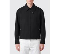PAOLO PECORA Giacca a camicia in cotone con chiusura a zip 52 Nero