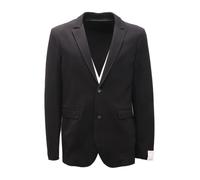 Paolo Pecora - Giacca in jersey con finitura a taglio vivo - - Jackets - Uomo - Nero - L