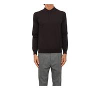 Paolo Pecora - Maglia A Polo - - Knitwear - Uomo - Marrone - XL