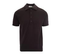 Paolo Pecora, ,Tops ,Uomo ,Marrone ,2XL Polo in Seta e Cotone