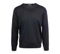 Paolo Pecora - Maglioni Neri con Scollo a V per Uomo - - Knitwear - Uomo - Nero - M