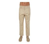 Paolo Pecora - Pantalone Tessuto - - Trousers - Uomo - Beige - L
