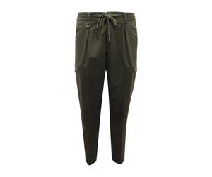 Paolo Pecora - Pantaloni Cargo Verdi Coulisse Modello - - Trousers - Uomo - Verde - M