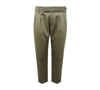 Paolo Pecora, ,Trousers ,Uomo ,Verde ,L Pinces Pantaloni