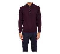 Paolo Pecora - Polo Bordeaux Stile Classico - - Tops - Uomo - Rosso - 3XL
