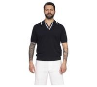 Paolo Pecora - Polo in Cotone 6685 - - Tops - Uomo - Blu - S