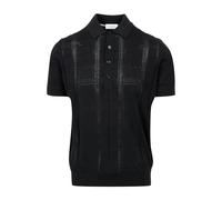 Paolo Pecora - Polo in Seta e Cotone - - Tops - Uomo - Nero - L