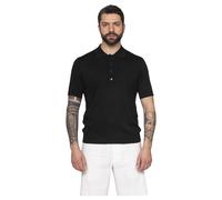 Paolo Pecora - Polo in Seta - -Tops -Uomo -Nero -M