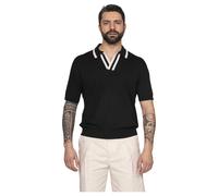 Paolo Pecora - Polo In Seta - - Tops - Uomo - Nero - M