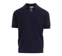 Paolo Pecora - Polo Lavorata a Maglia - -Tops -Uomo -Blu -L