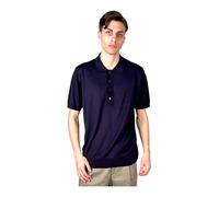 Paolo Pecora - Polo manica corta blu - - Tops - Uomo - Blu - M