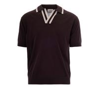 Paolo Pecora - Pullover V-neck - - Knitwear - Uomo - Marrone - XL